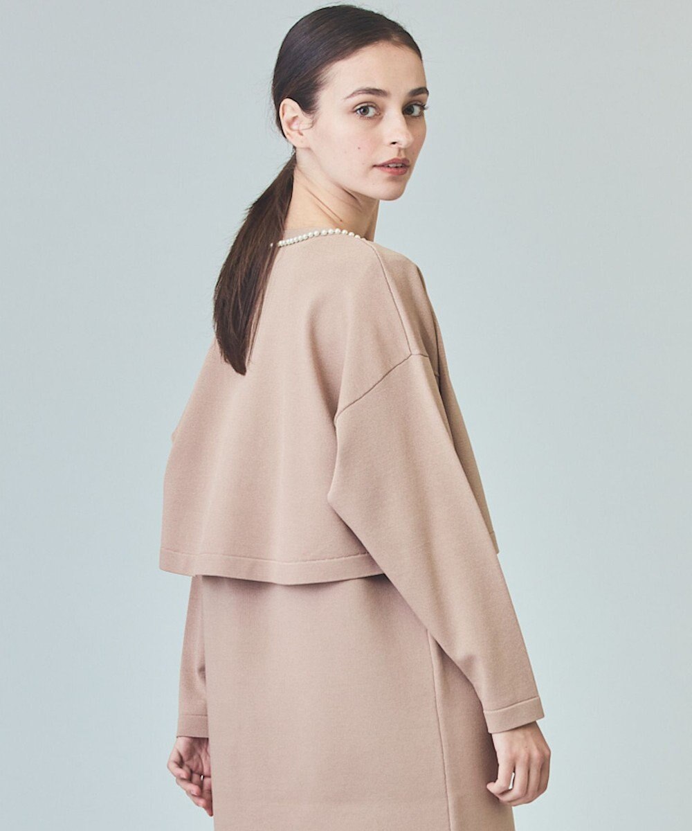 GRACE CONTINENTAL パールショートカーディガン 