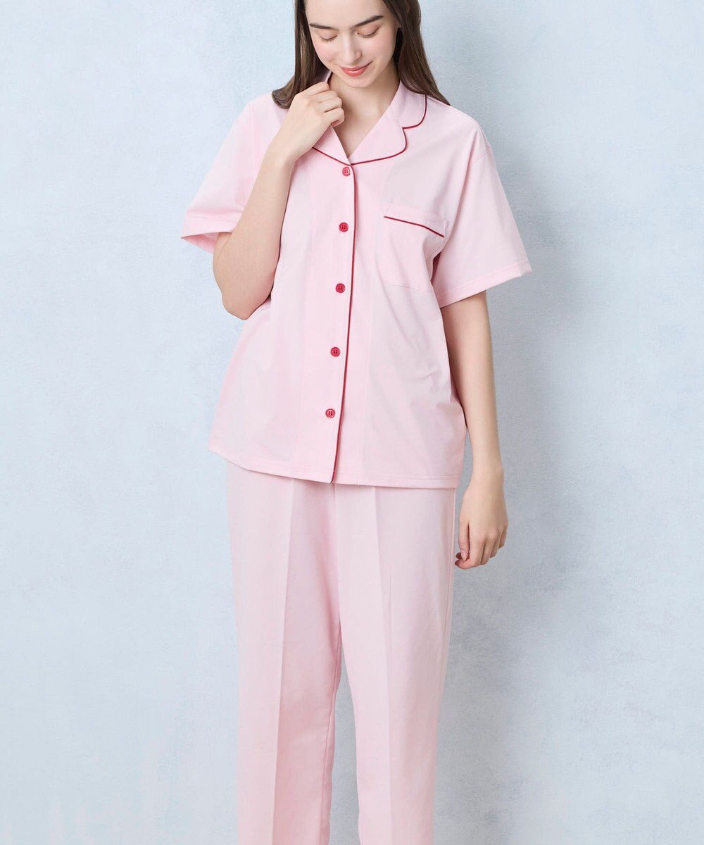 une nana cool 【綿混】両染ジャージ半袖パジャマ MADE WITH LIBERTY FABRIC 