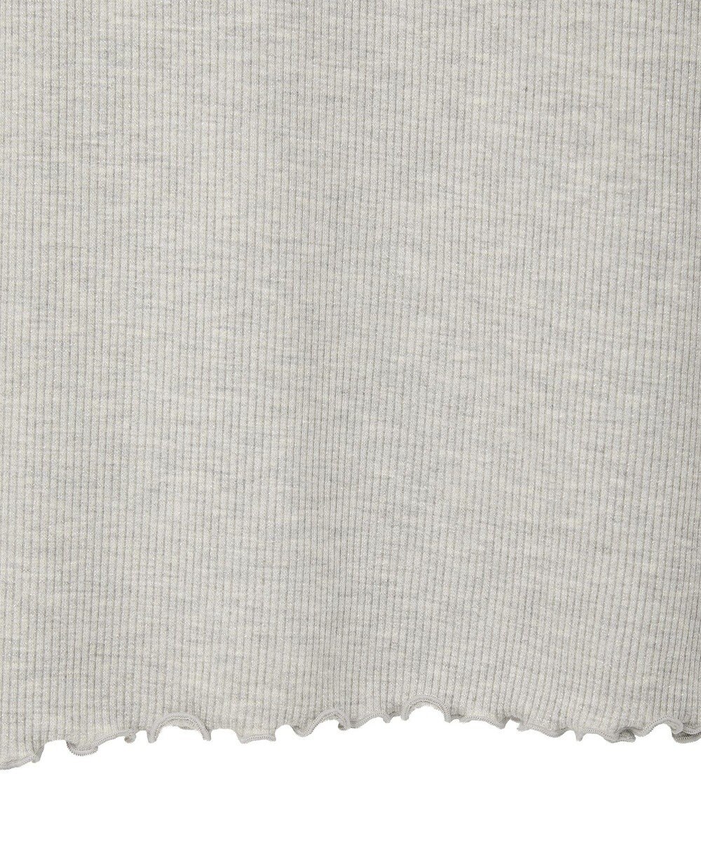 earth music&ecology ラメテレコボートネックプルオーバー 