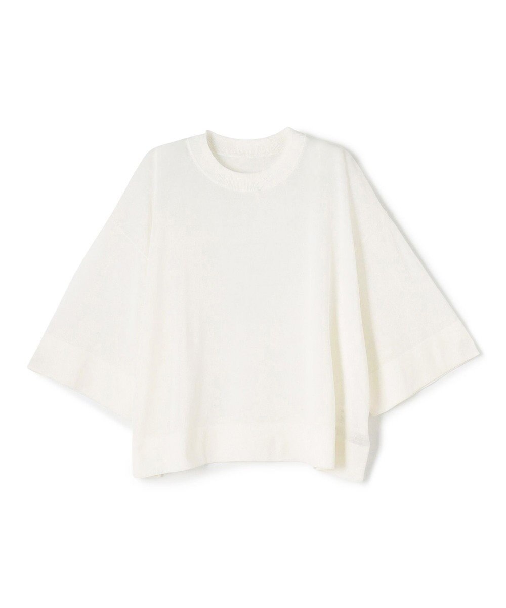 UNFILO L フロスティコットン クロップド プルオーバー 