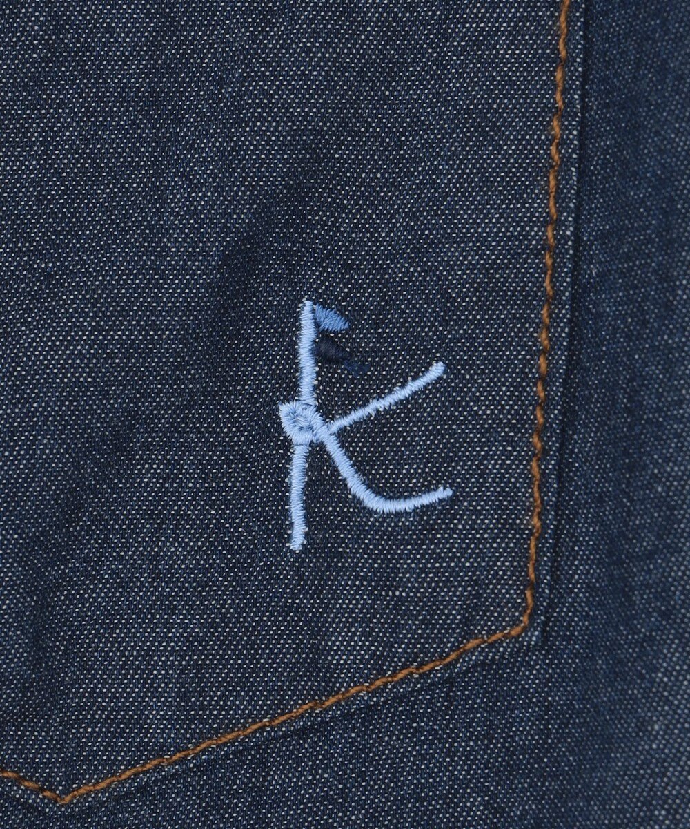 組曲 KIDS 【80-100cm】デニム ジャンパースカート 