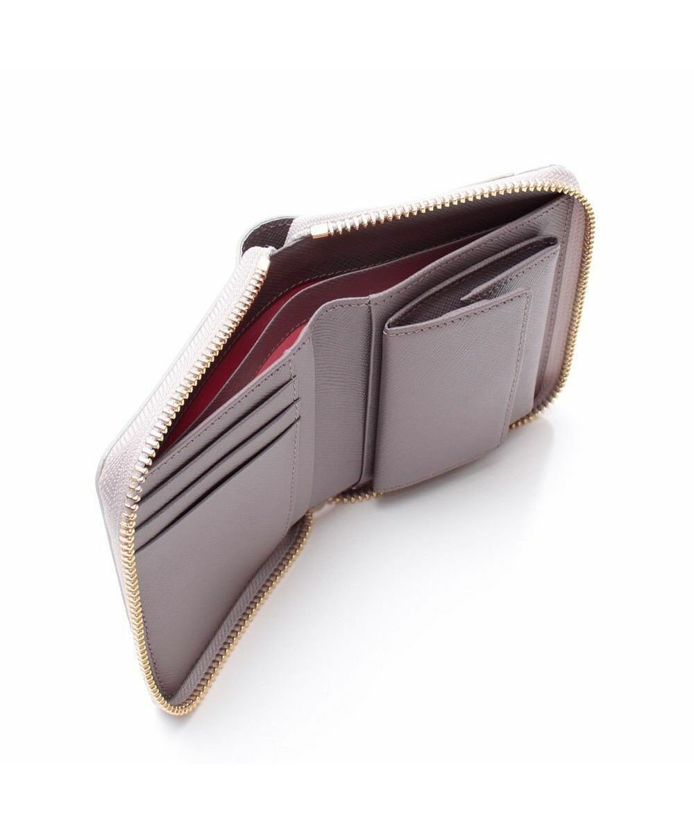 A.D.M.J. 【牛革】クロコ型押しスモールウォレット 