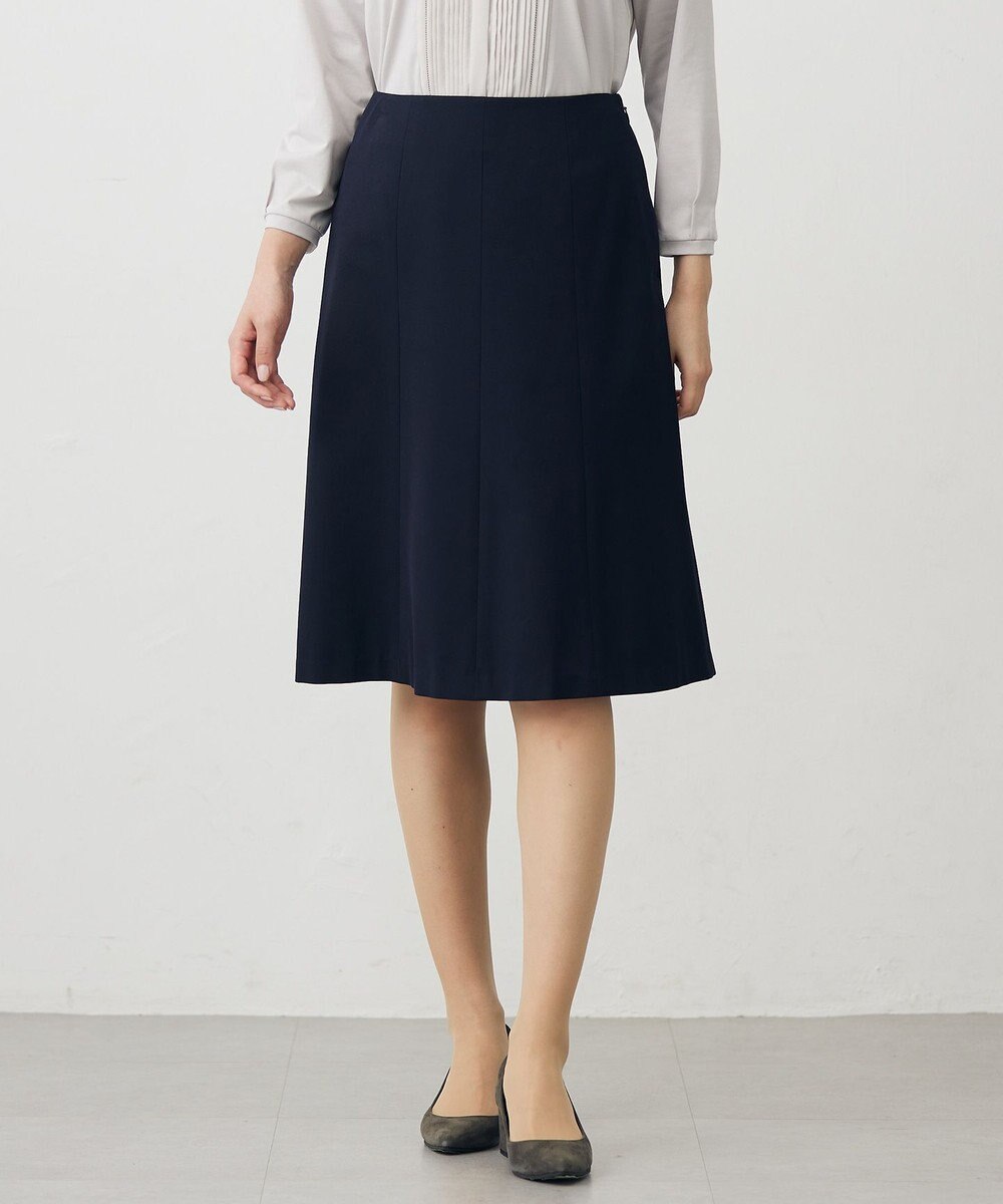 J.PRESS LADIES S T/Rアルガンシルク フレア スカート 