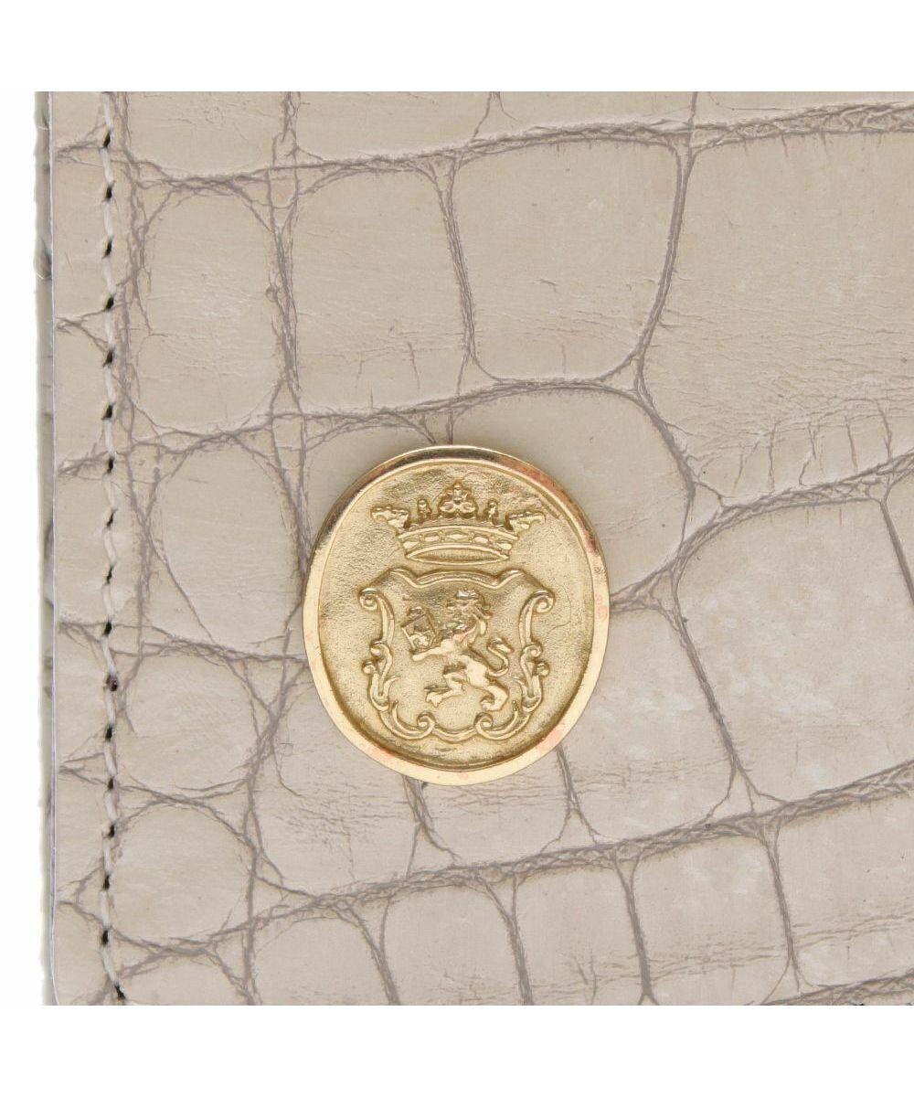 A.D.M.J. 【牛革】クロコ型押しスモールウォレット 