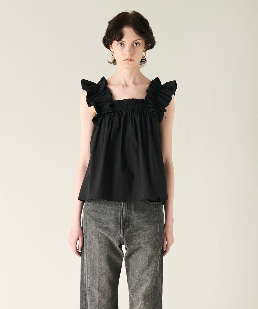 GRACE CONTINENTAL ショルダーフリルトップ 