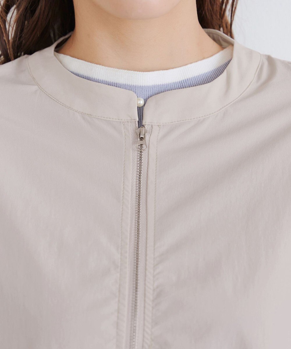 Tiaclasse 【洗える】バルーン袖ストレッチジャケット 