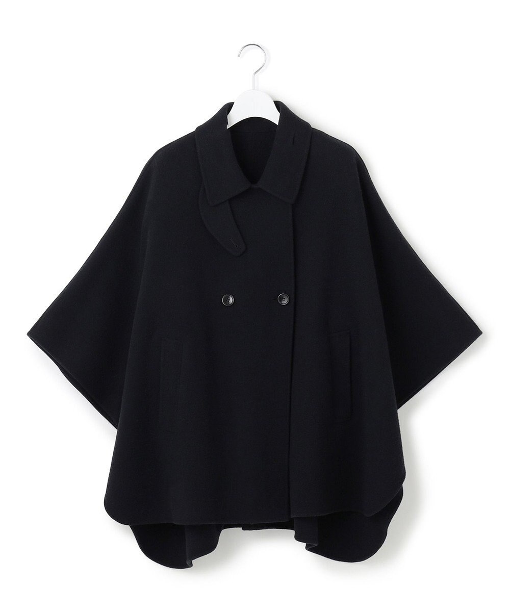 23区 S 【見上愛さん着用/Oggi12月号掲載】ウールライトリバー ポンチョシルエット コート 
