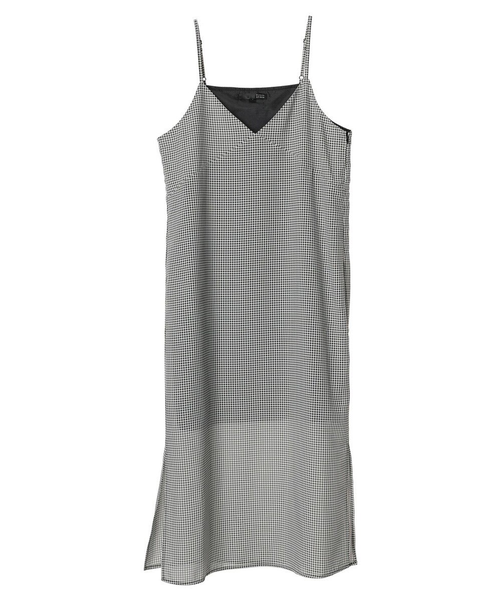 Green Parks ・ＳＵＧＡＲ　ＳＰＯＯＮ　サッカーギンガムキャミワンピ 