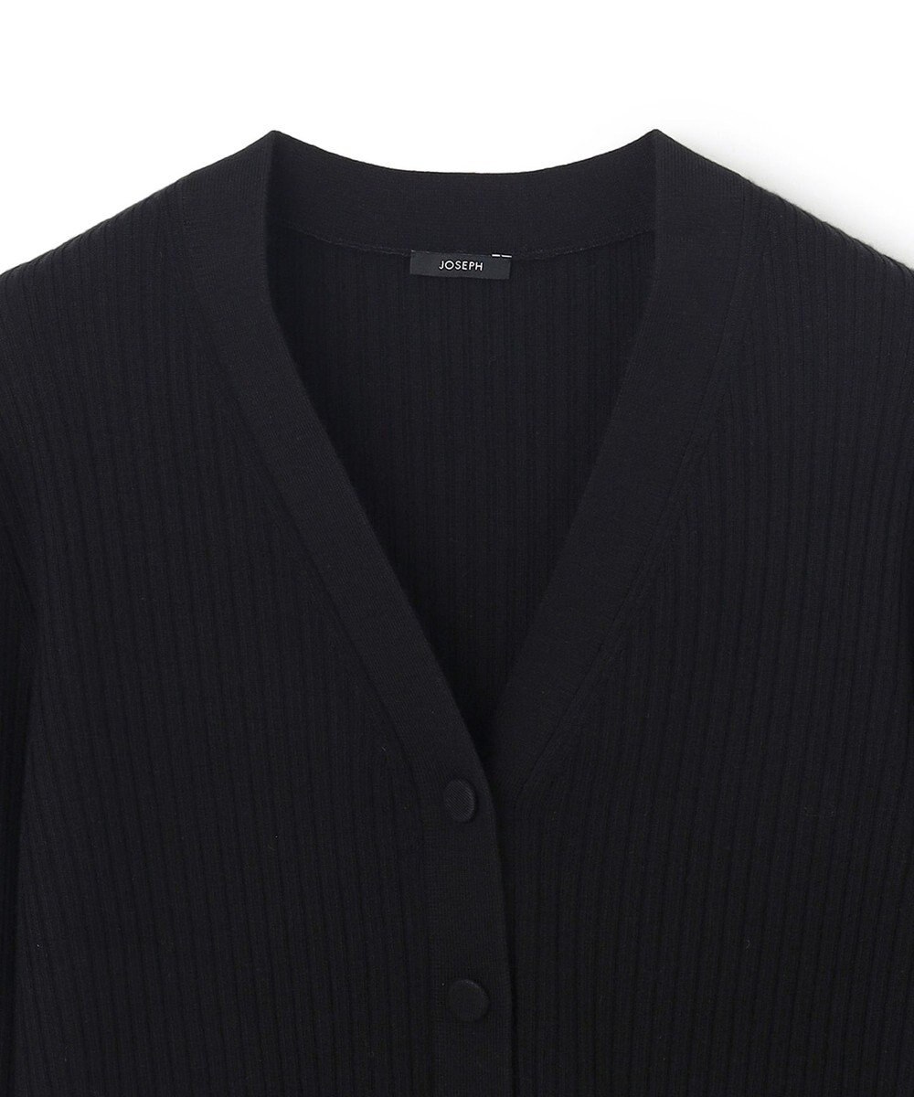 JOSEPH 【洗える】メリノリブ　ニットカーディガン 