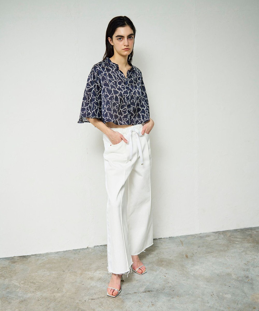 GRACE CONTINENTAL ラインハートケープブラウス 