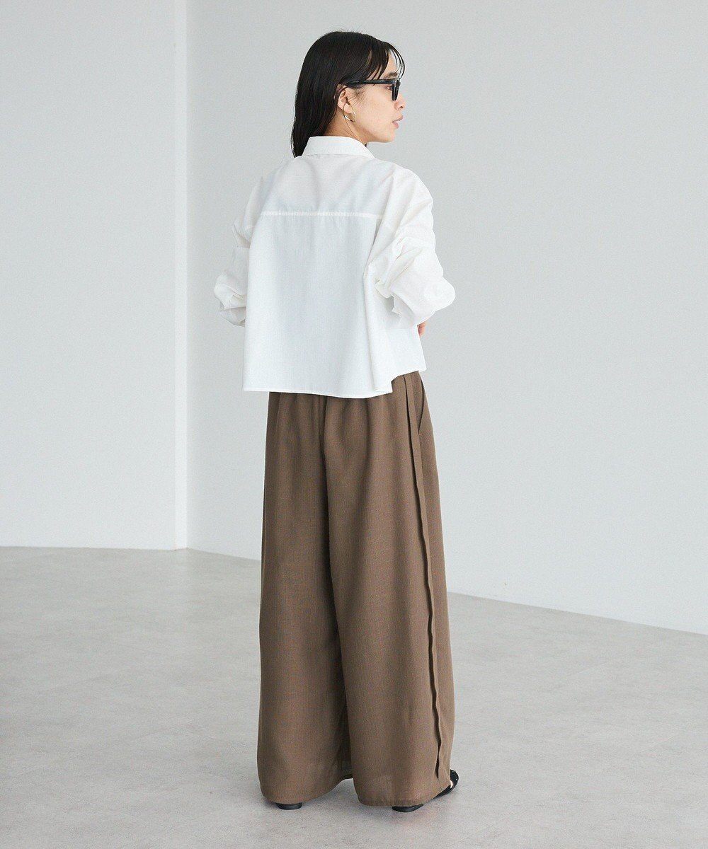 CRAFT STANDARD BOUTIQUE リネンライクワイドイージーパンツ 