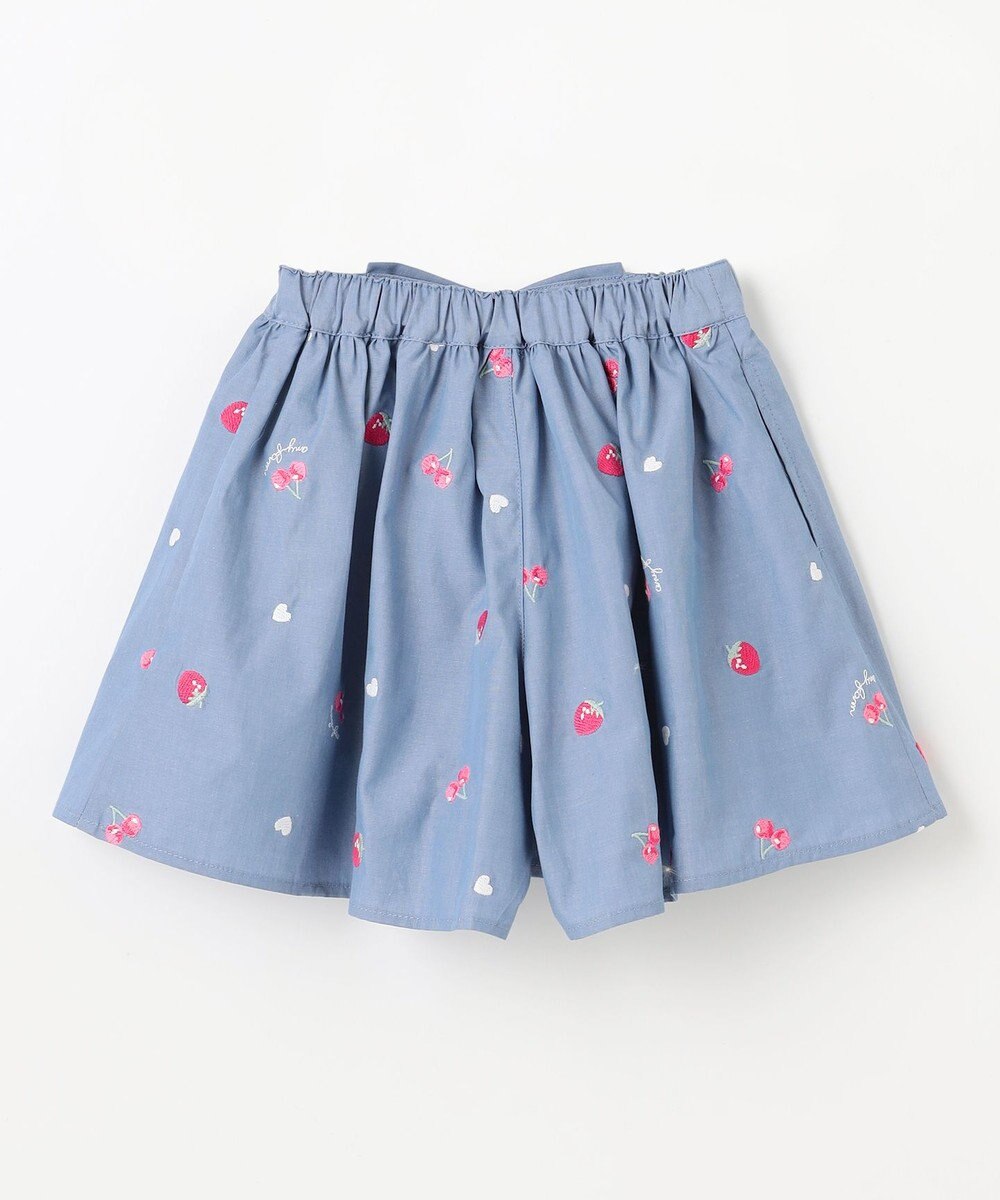 ANY KIDS 総柄刺繍 キュロット 