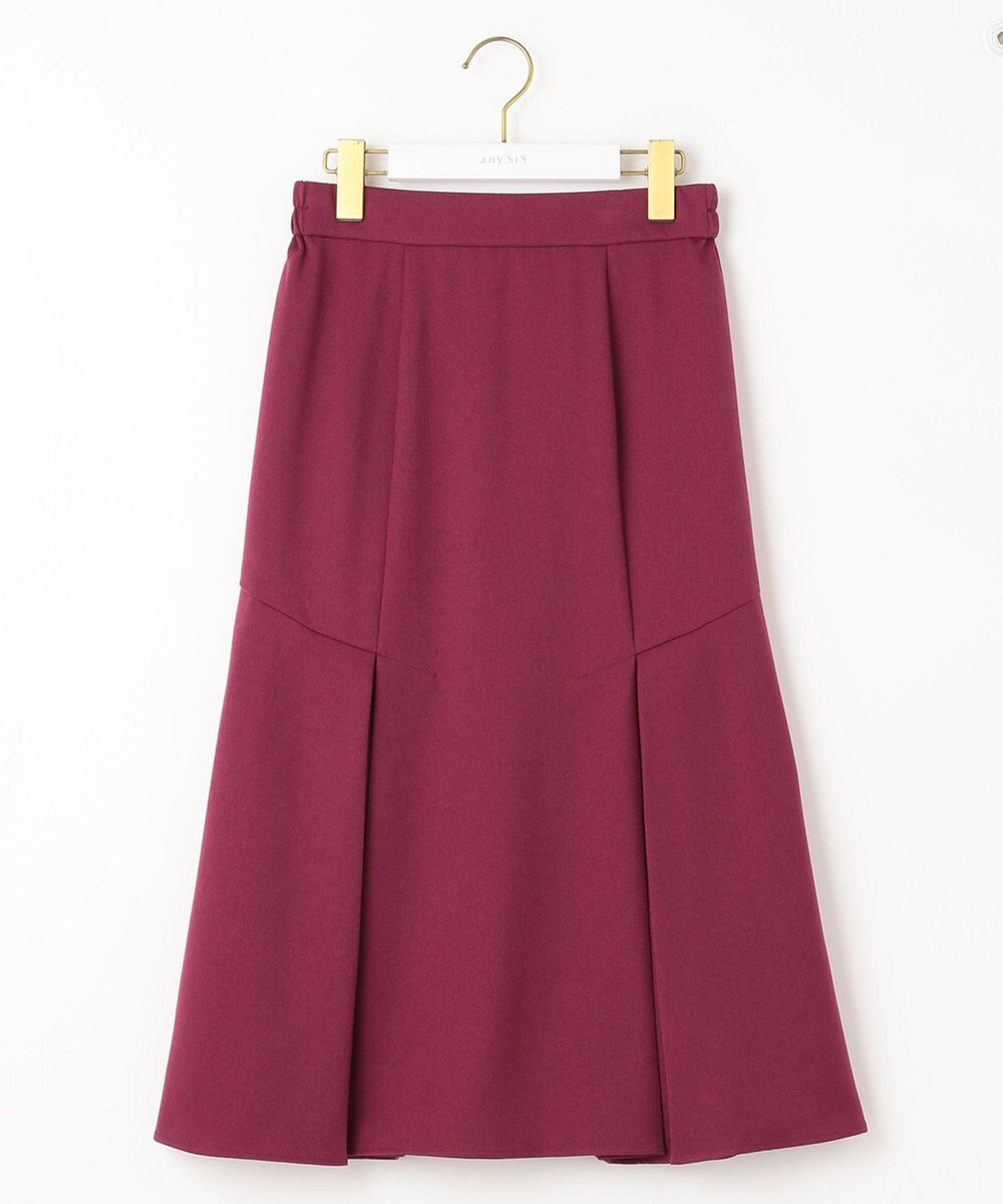 ANY SIS 【洗える】タックマーメイド スカート 
