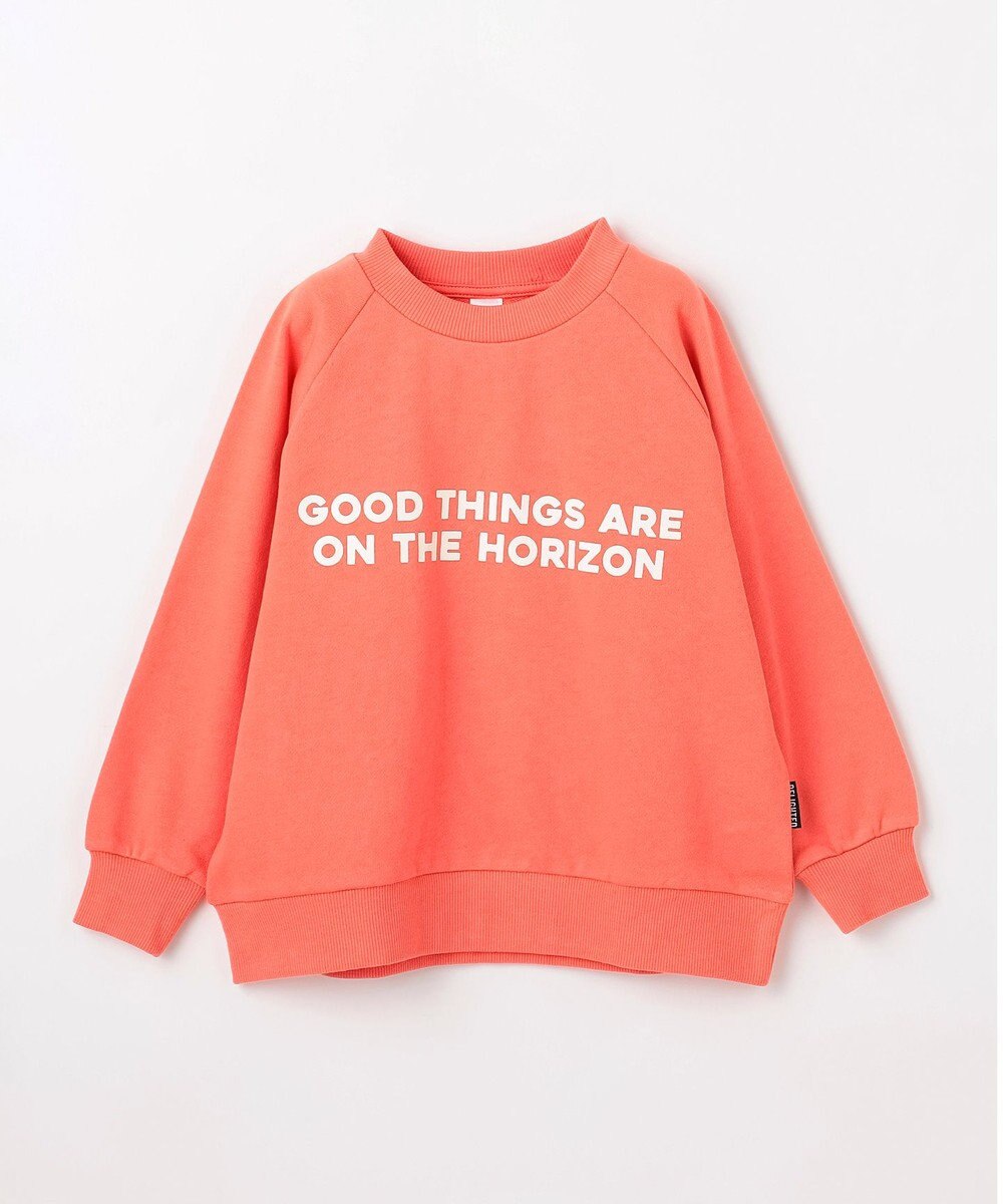 ANY KIDS ロゴプリント トレーナー 