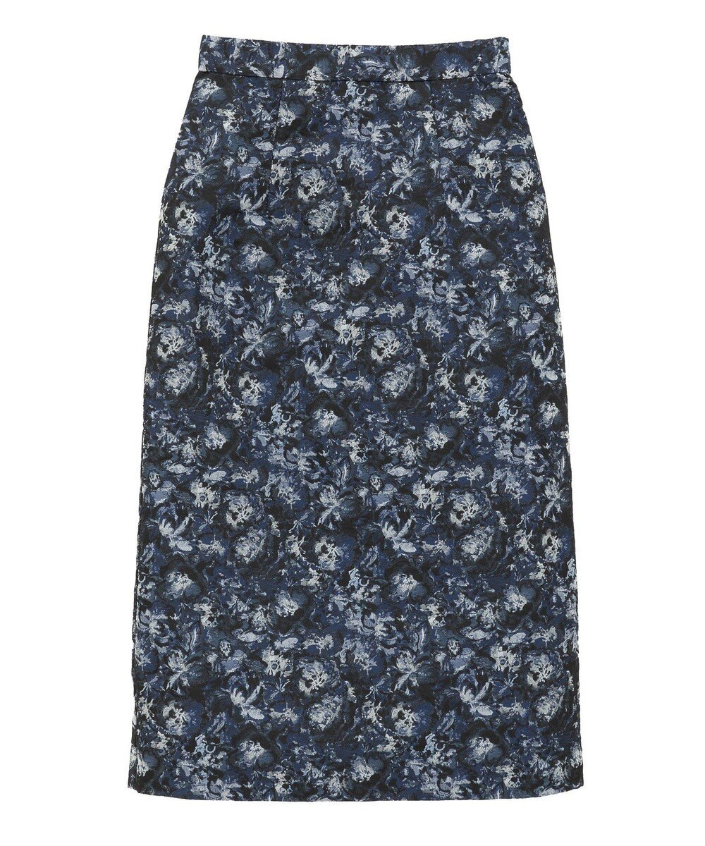 YECCA VECCA ジャガードナロースカート 