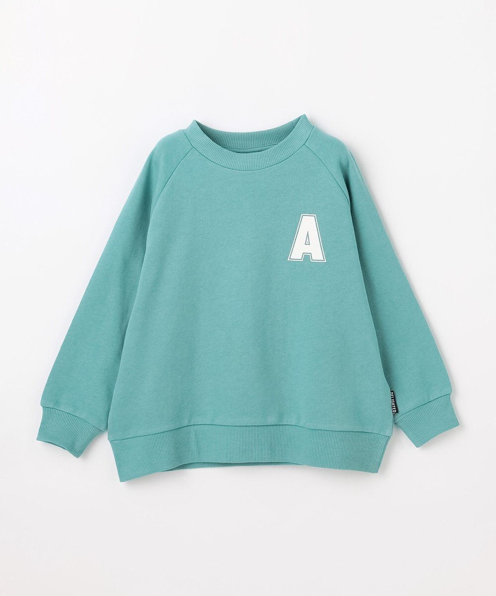 ANY KIDS ロゴプリント トレーナー 