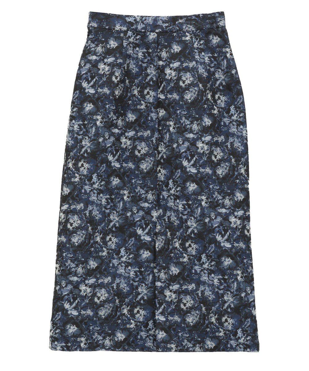 YECCA VECCA ジャガードナロースカート 