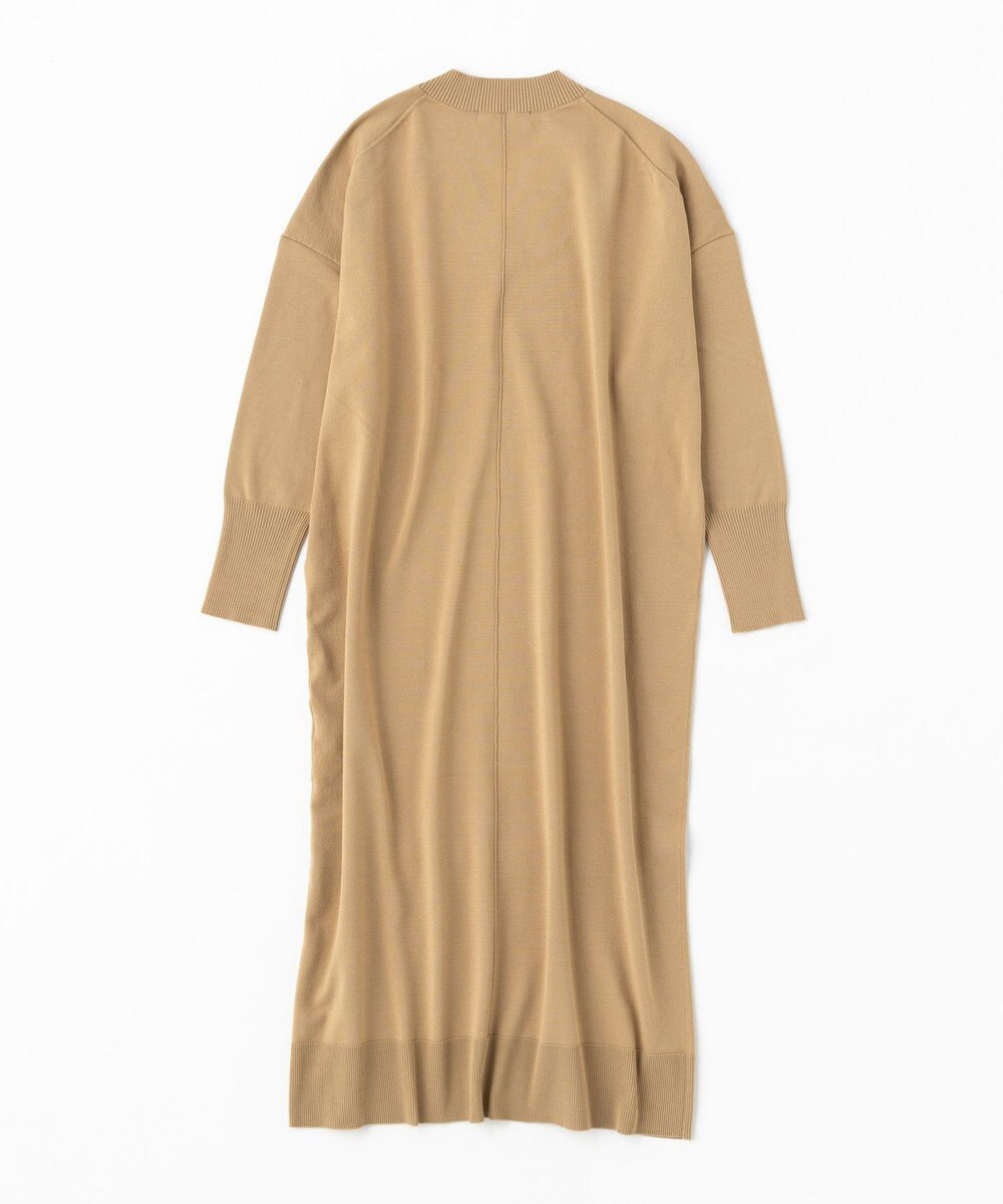 UNFILO 【洗える/抗菌防臭】マイビューティーニット Vネックワンピース 