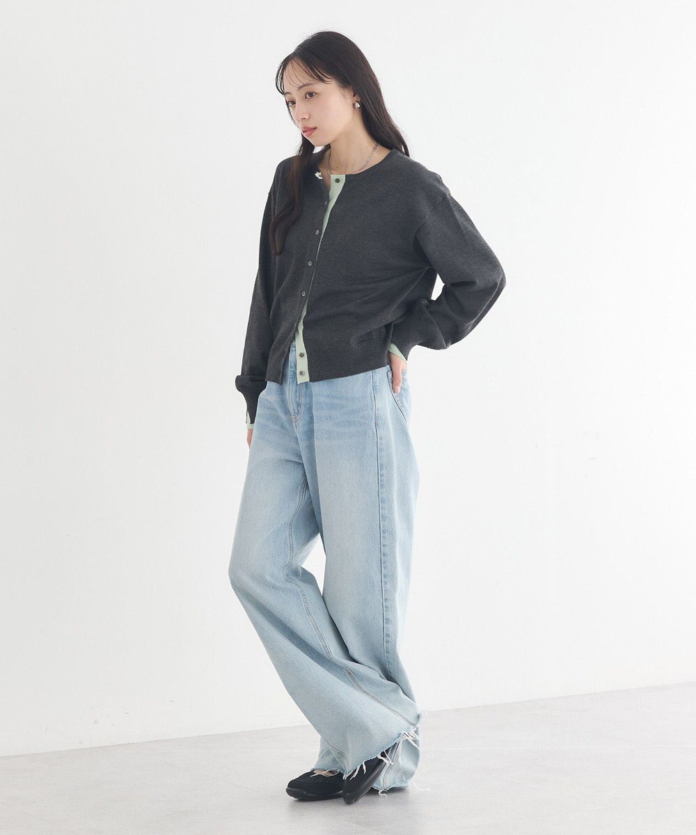 earth music&ecology 【予約】カラーコンビニットカーディガン 