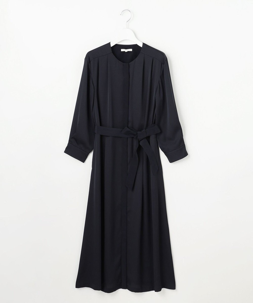 自由区 S 【WEB&一部店舗限定】ハーバルフロープリント8分袖 ワンピース 