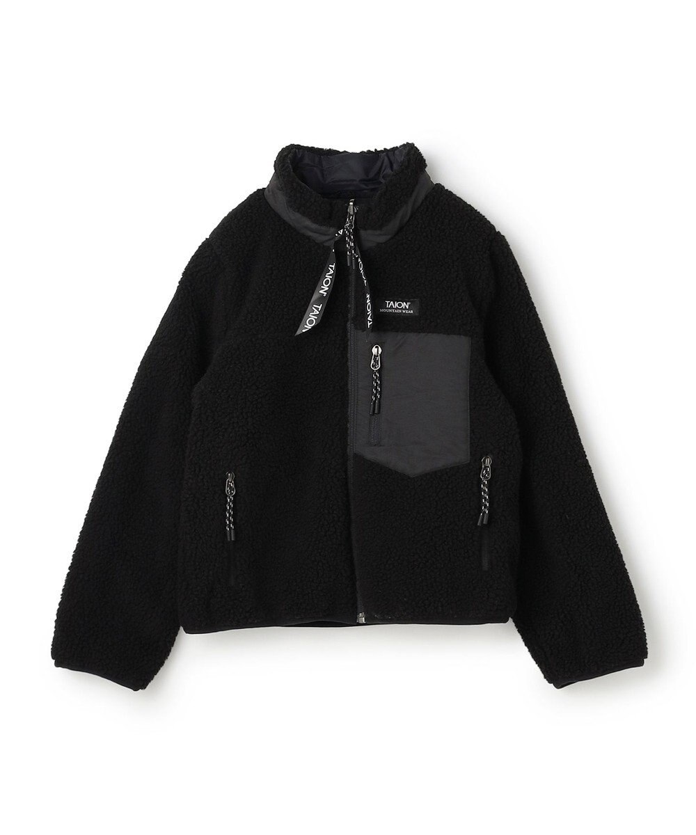 UNFILO 【120-150cm】TAION リバーシブルボア ダウンジャケット(UNISEX) 