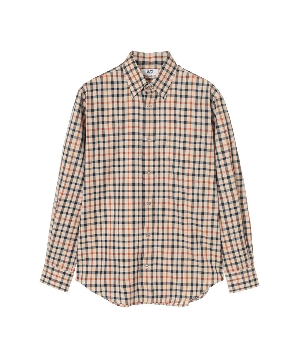 DAKS コットン 隠しボタンダウンシャツ 