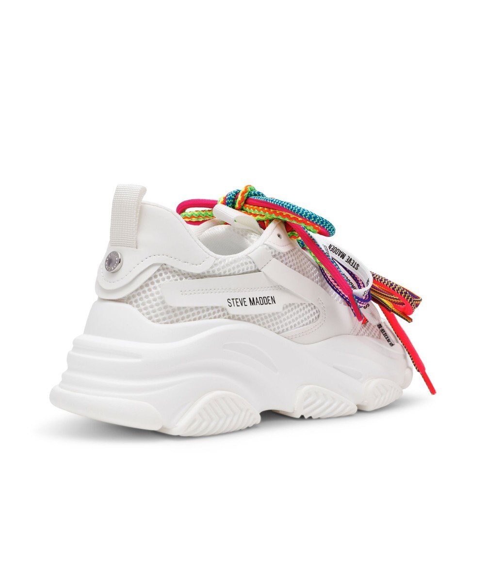 STEVE MADDEN PRYCE-SML マルチシューレースボリュームスニーカー 