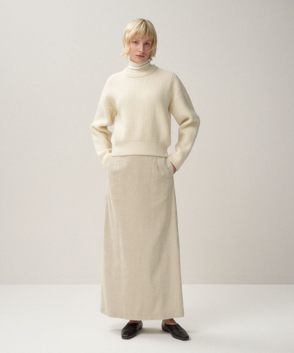 ATON 5W COTTON CORDUROY | ペンシルスカート 