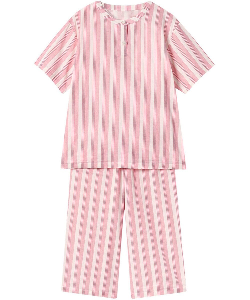 ワコール／睡眠科学 パジャマ 5分袖 半袖 8分丈 綿100%(本体) レディース YDT146 睡眠科学／ワコール 