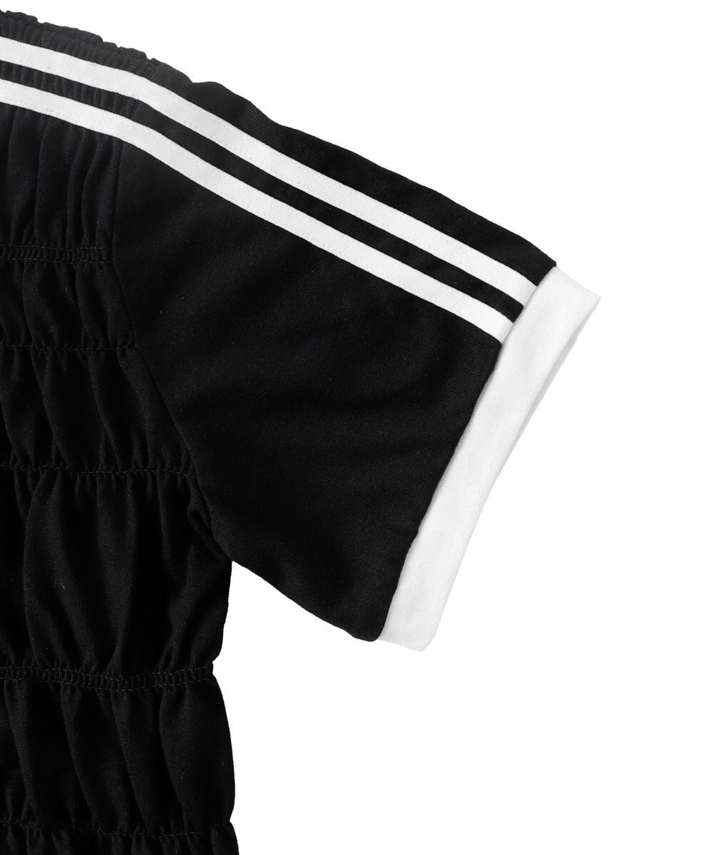 WEGO ラインデザインシャーリングトップス 