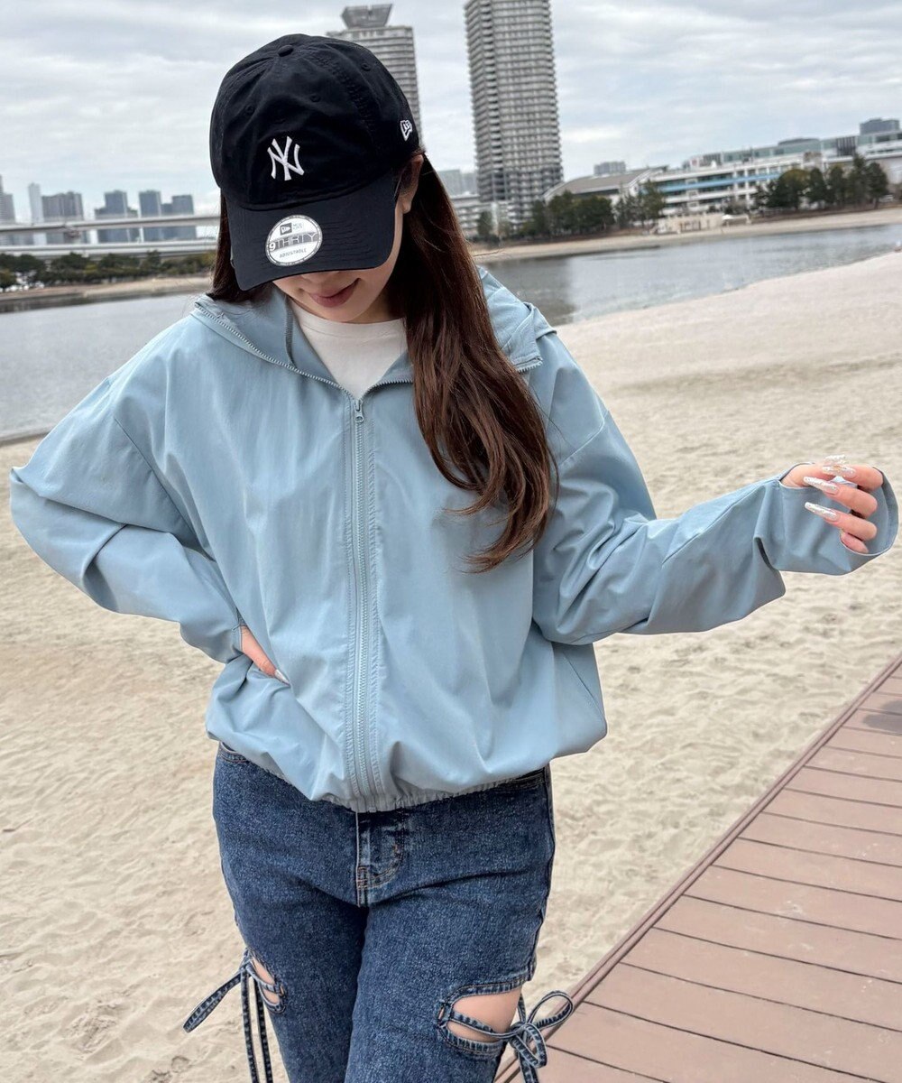 WEGO 【日焼け対策/セットアップ対応】ラッシュガードZIPパーカー 