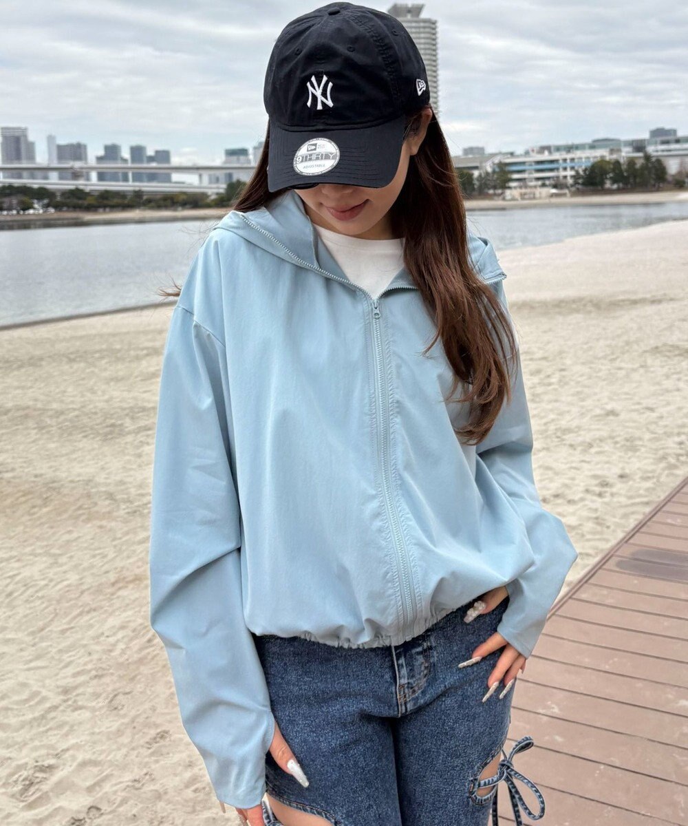 WEGO 【日焼け対策/セットアップ対応】ラッシュガードZIPパーカー 