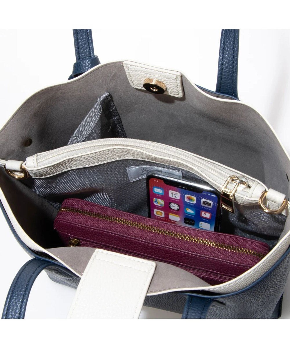 UNBILLION カシュカシュ cachechche / セパレートカラーパーテーショントート 