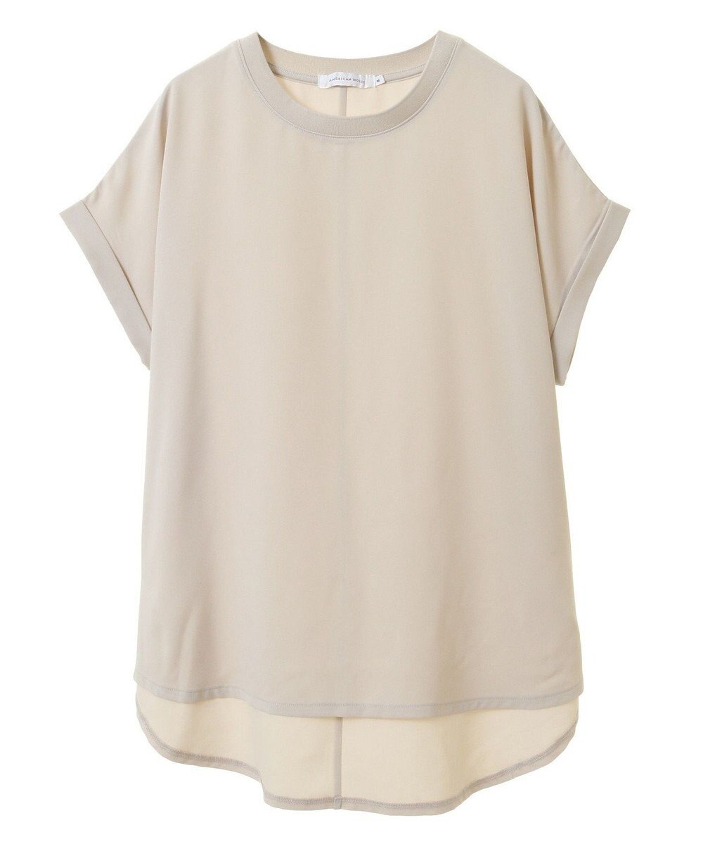 AMERICAN HOLIC 接触冷感フレンチスリーブシアープルオーバー 