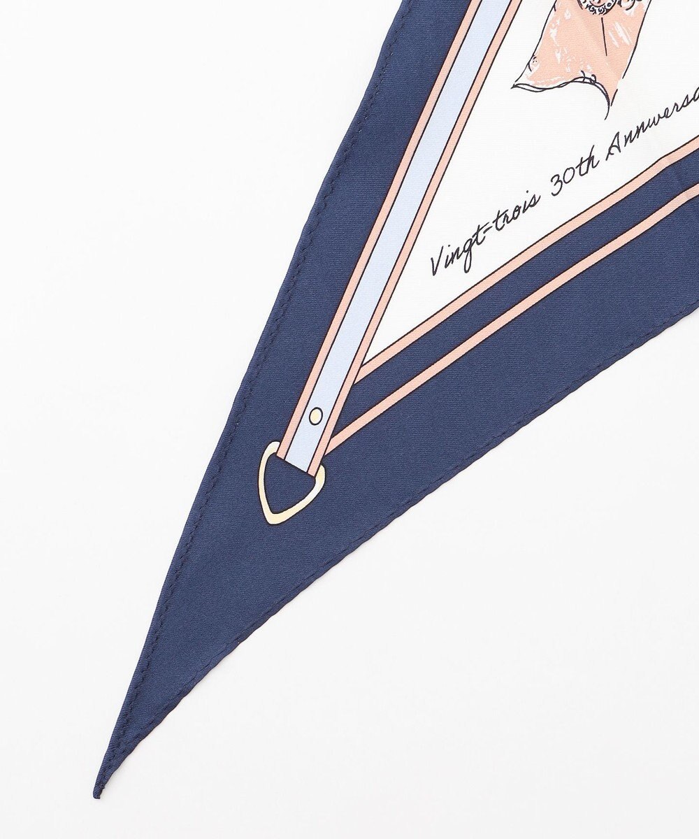 23区 マップ柄 スカーフ 