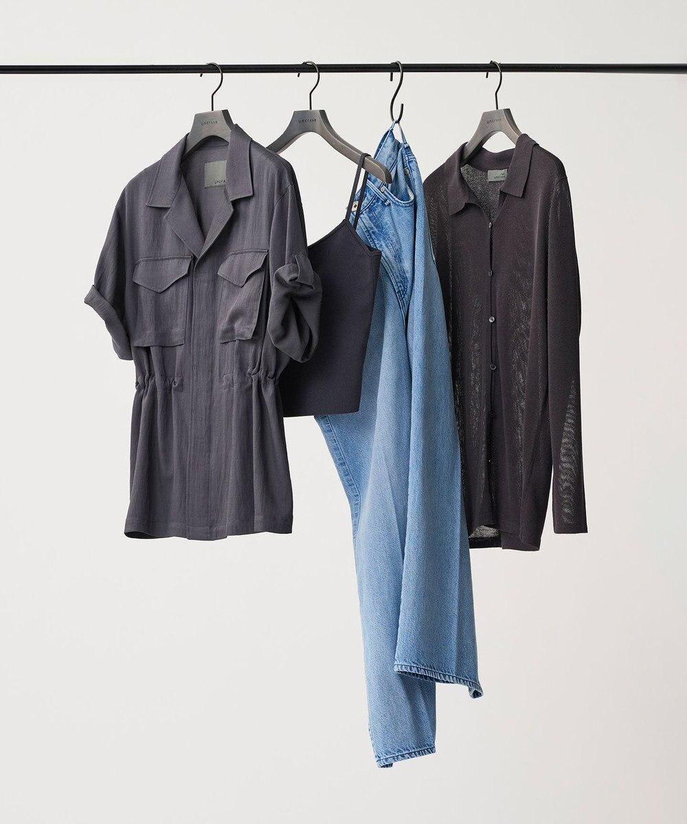 uncrave シアーコットン ポロニット 