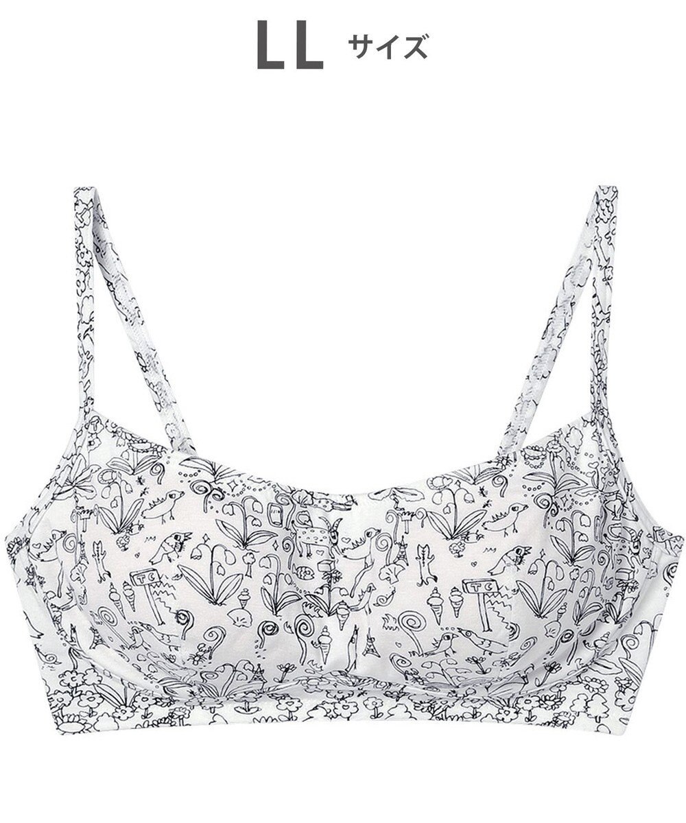 tsumori chisato SLEEP ツモリチサト ノンワイヤーブラ フルカップ ブラジャー ベア天竺素材(身生地) レディース UBX411 /ワコール 