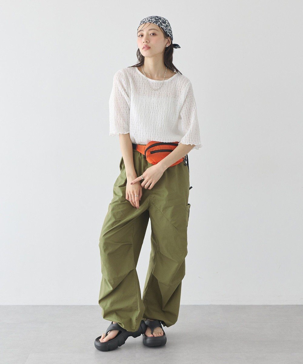 earth music&ecology ライトリップストップウエストポーチ 
