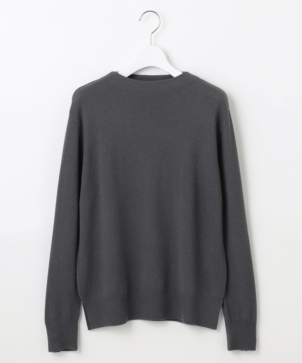 J.PRESS LADIES 【洗える】SOFT TOUCH WOOL 立ち襟 ニット 