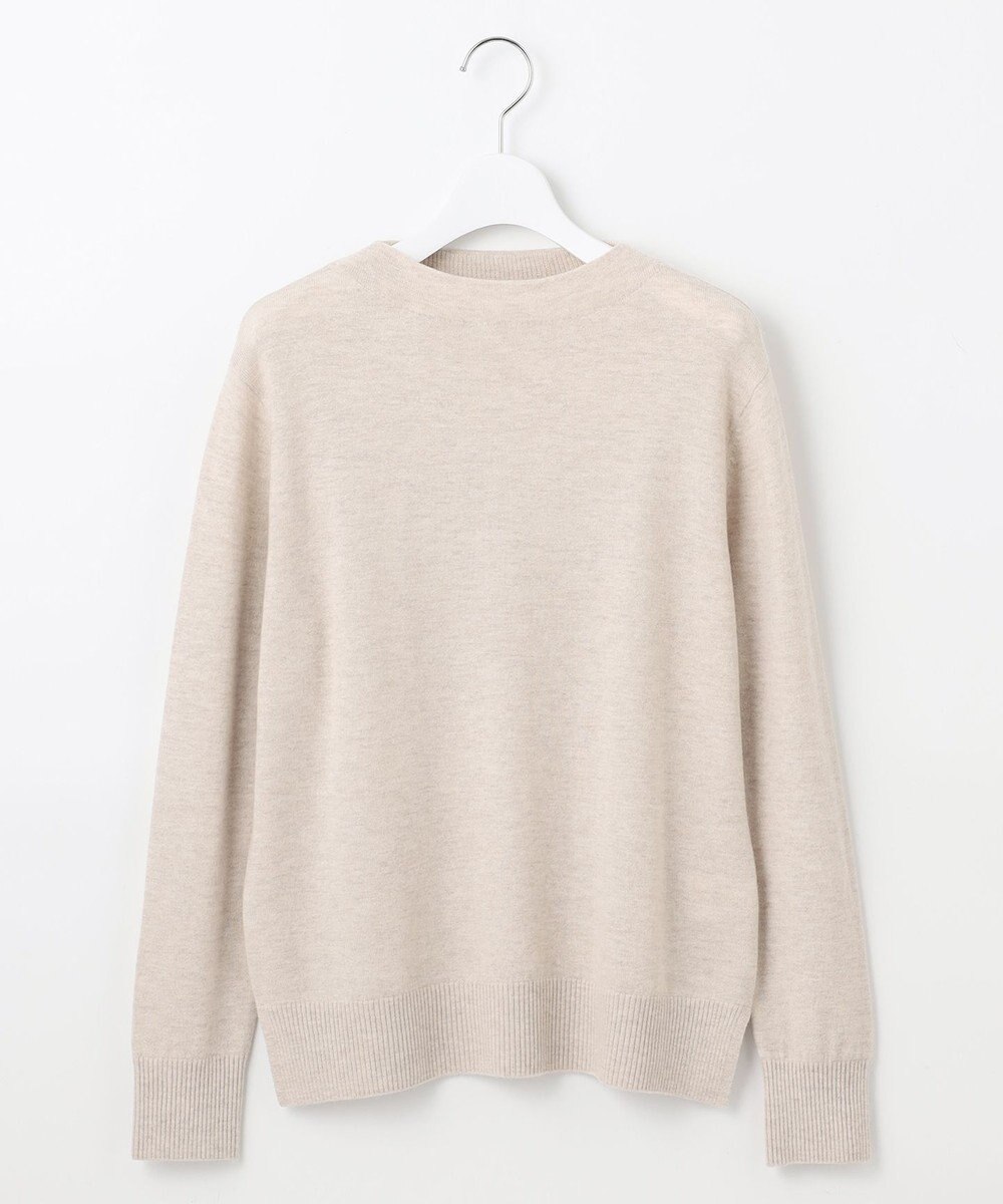 J.PRESS LADIES 【洗える】SOFT TOUCH WOOL 立ち襟 ニット 