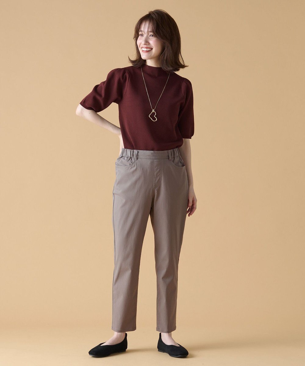 ANY 【UVカット/ウエストゴム/ストレッチ】大人の７daysデイリーパンツ 