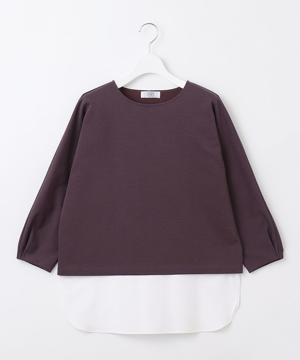 J.PRESS LADIES S TCポンチ ドルマンスリーブ レイヤード カットソー 