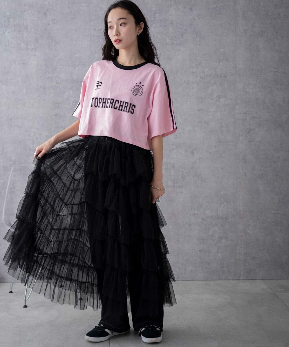 WEGO ライングラフィックショートT 