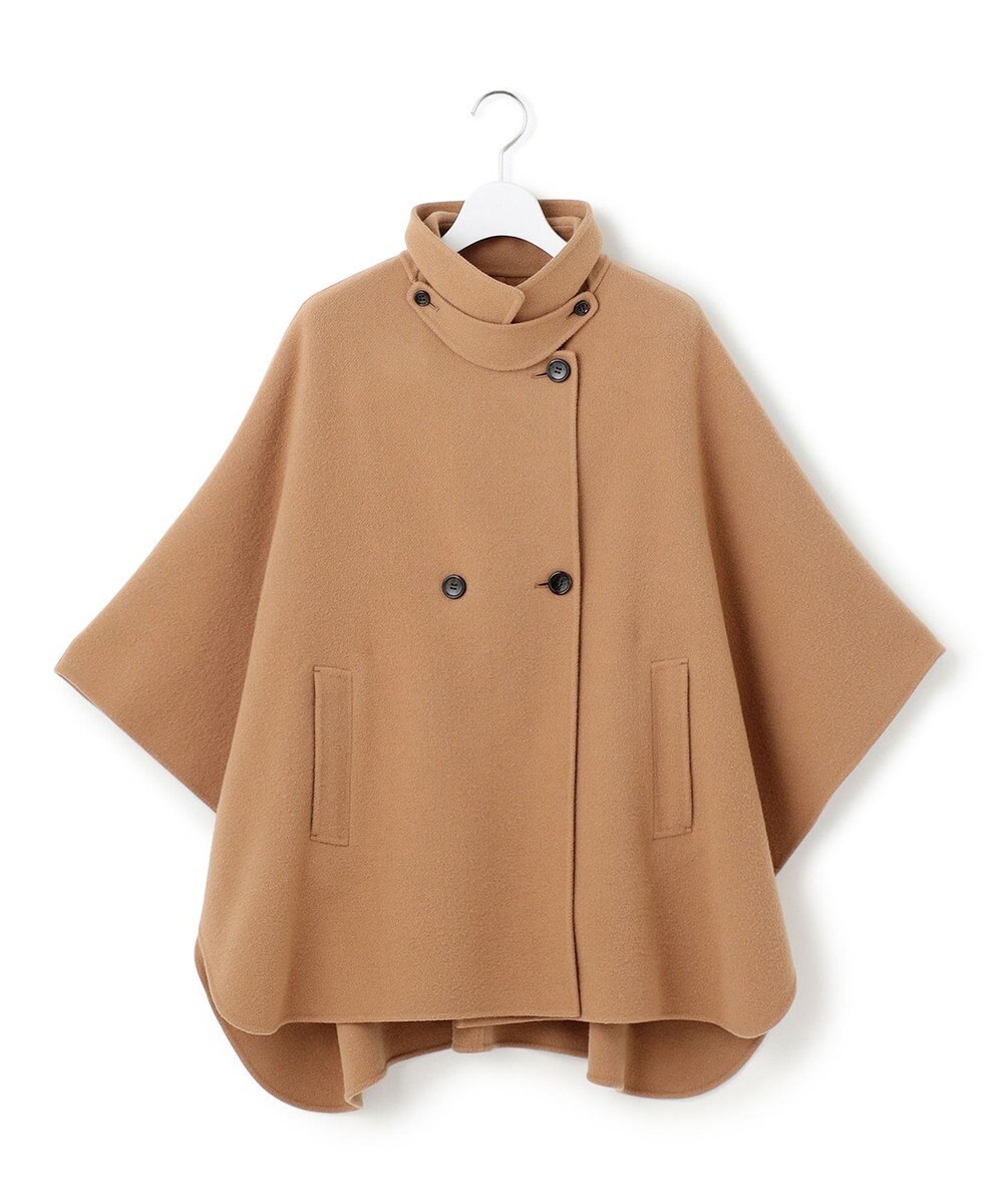 23区 S 【見上愛さん着用/Oggi12月号掲載】ウールライトリバー ポンチョシルエット コート 