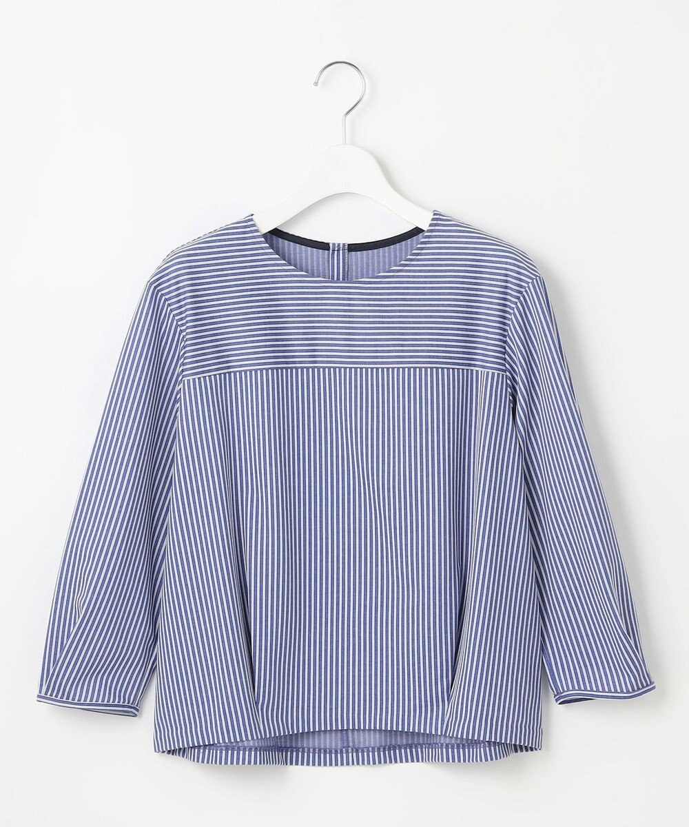 J.PRESS LADIES Jカミーチェストライプ クルーネック カットソー 