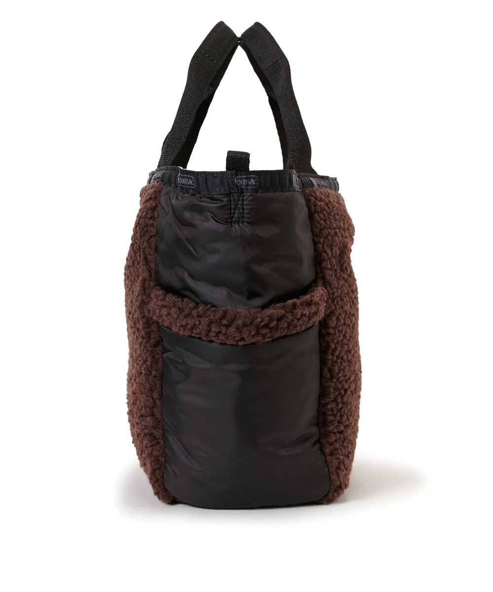 LeSportsac SHERPA SMALL OPEN TOTE/ダークチョコレートシェルパ 