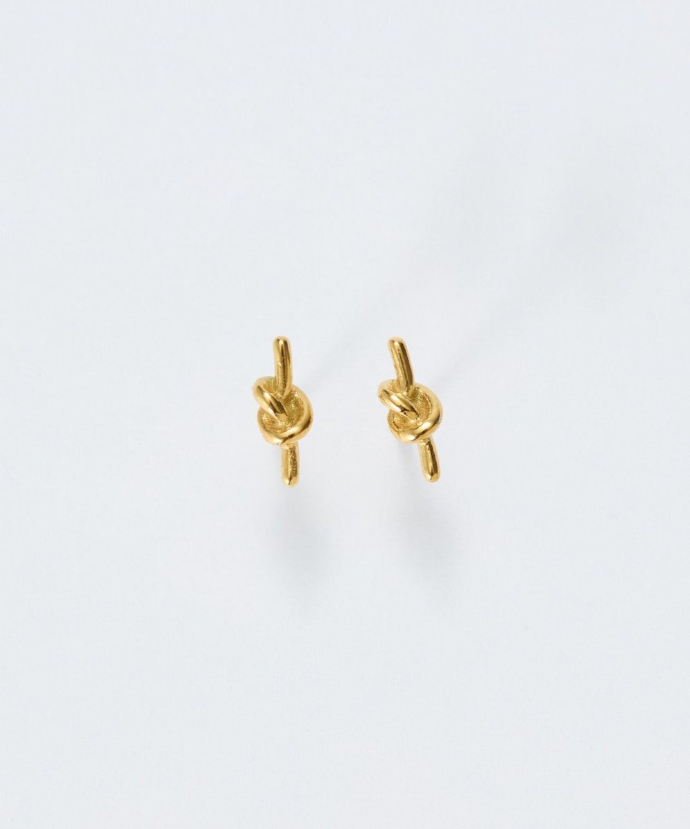 Phoebe 【金属アレルギー対応】プチノットピアス　ゴールド/サージカルステンレス 