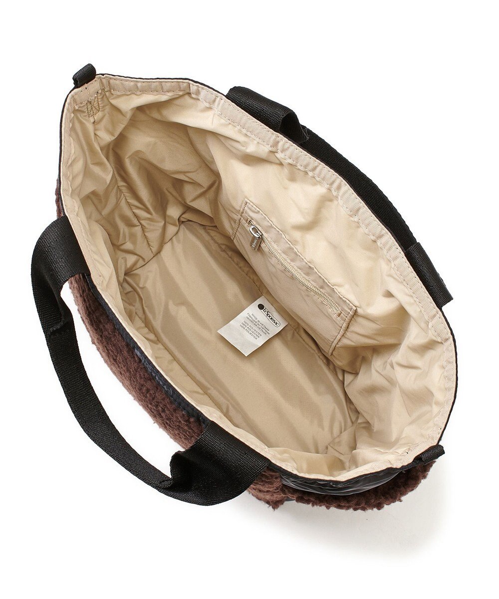 LeSportsac SHERPA SMALL OPEN TOTE/ダークチョコレートシェルパ 