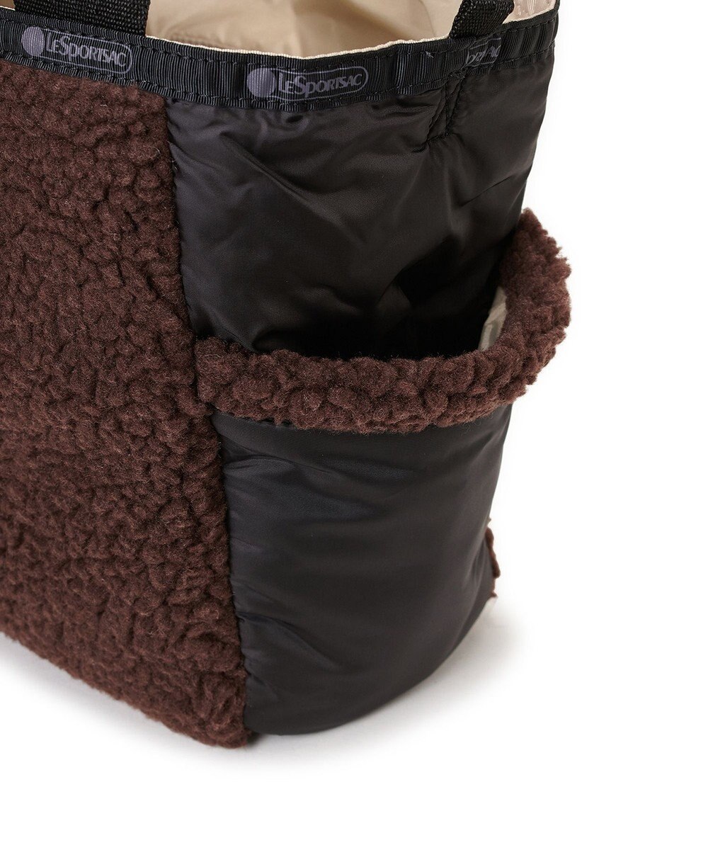 LeSportsac SHERPA SMALL OPEN TOTE/ダークチョコレートシェルパ 