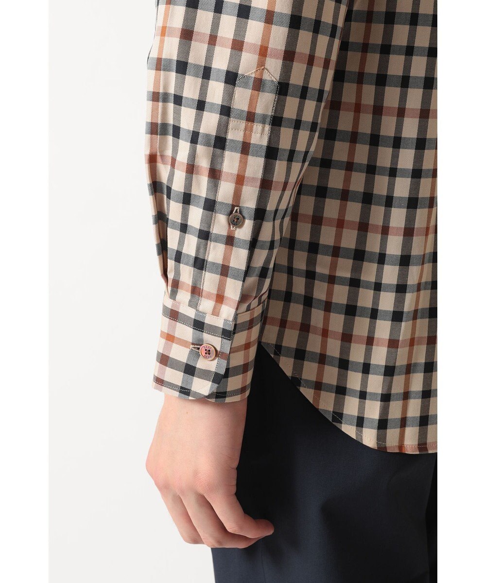 DAKS コットン 隠しボタンダウンシャツ 